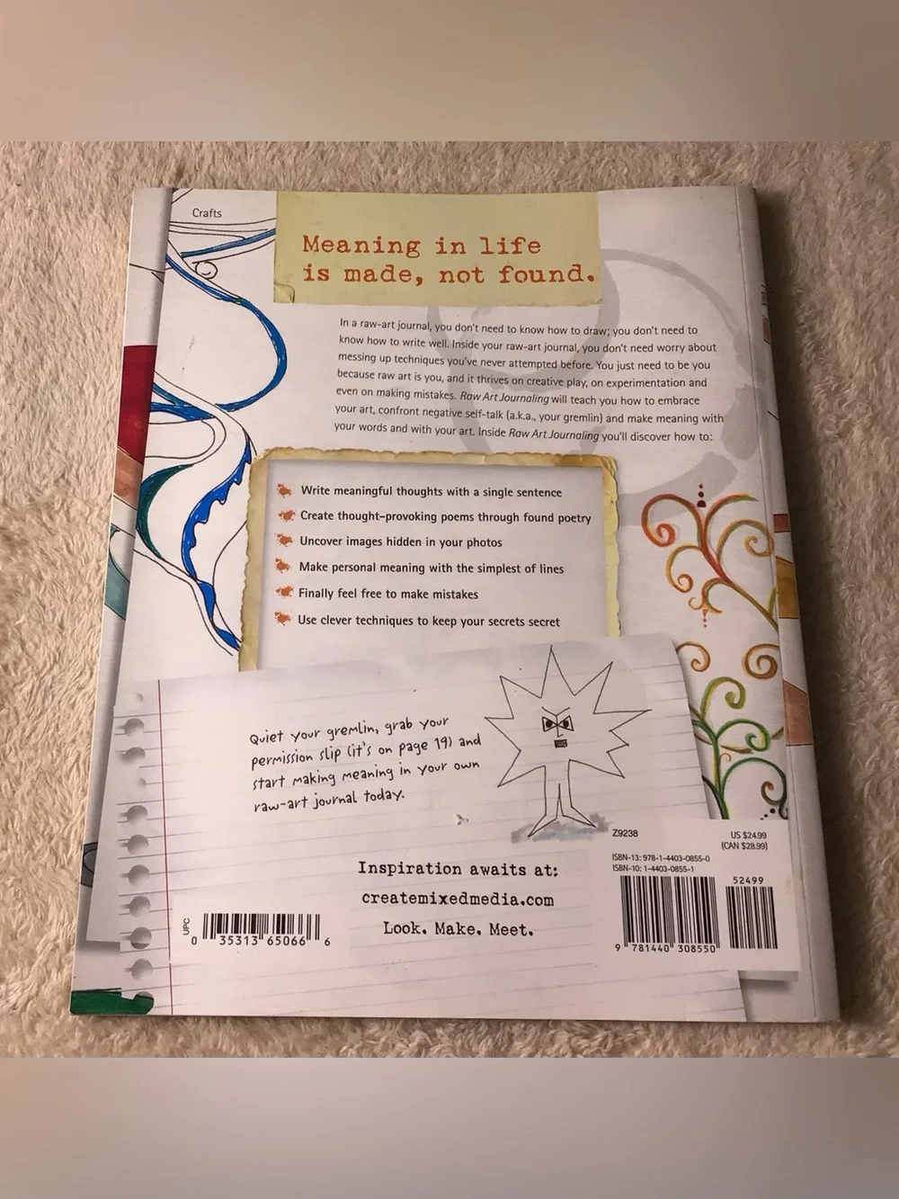 RAW Art Journaling Book